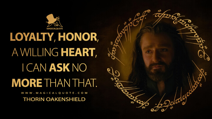 Thorin Oakenshield Quotes MagicalQuote