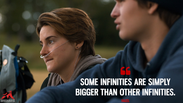 Some infinities are simply bigger than other infinities. - Hazel (The Fault in Our Stars Quotes)