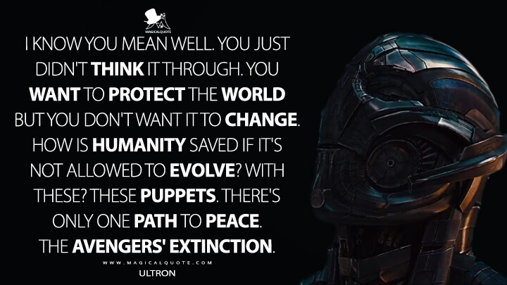 Ultron Quotes MagicalQuote