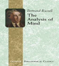 Bertrand Russell (The Analysis of Mind Quotes)