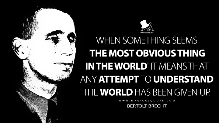 Bertolt Brecht Doubt Quotes